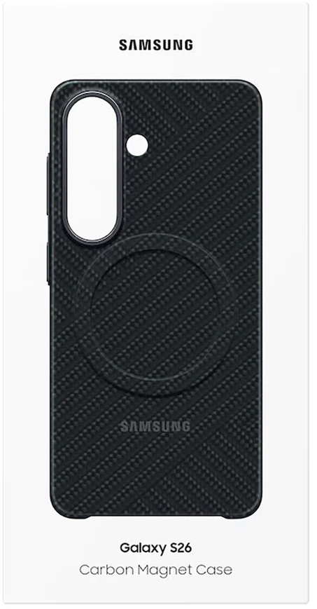 Dėklas KS942SN Carbon Magnet Case Samsung Galaxy S26, Juodas