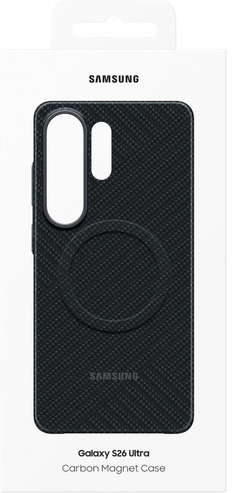 Dėklas Samsung Galaxy S26 Ultra Carbon Magnet Juodas
