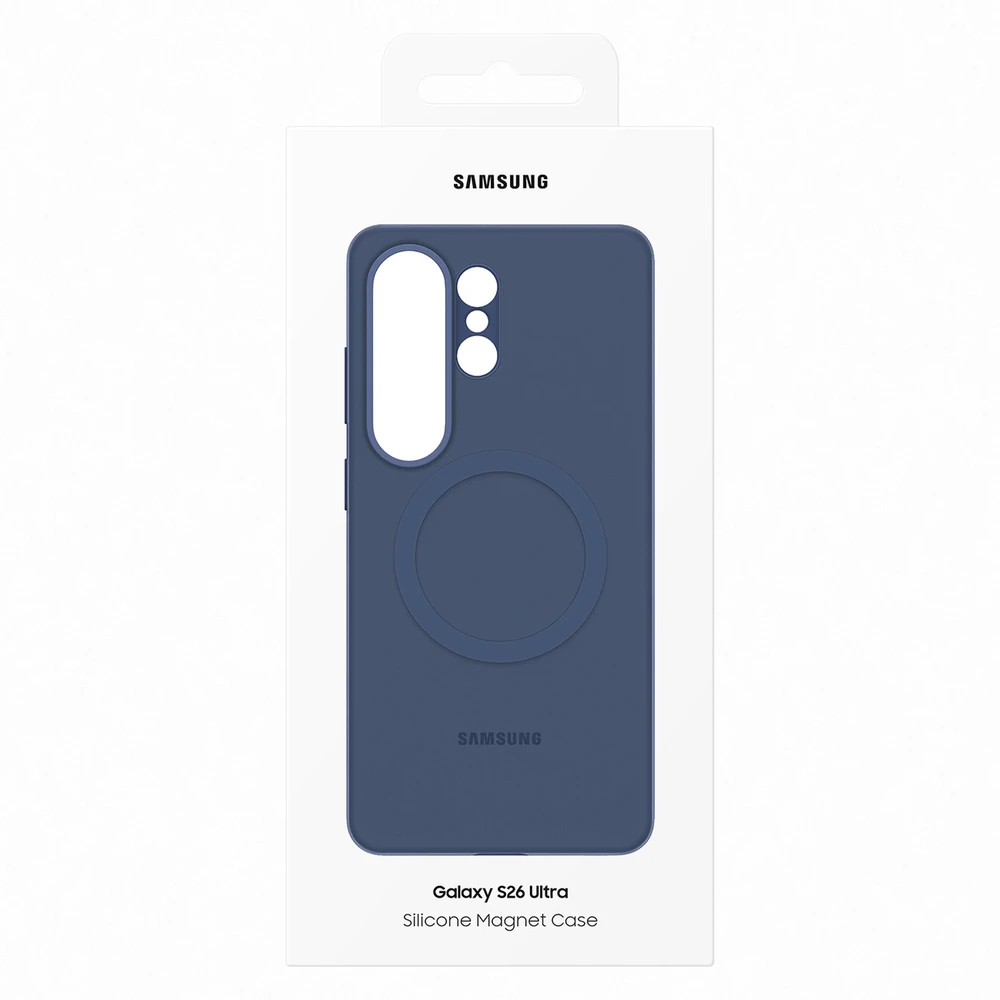 Dėklas Samsung Galaxy S26 Ultra Silicone Magnet Cover Mėlyna Violet