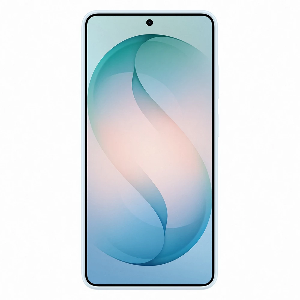 Samsung Galaxy S26 Ultra silikoninis magnetinis dėklas su šviesa Mėlyna