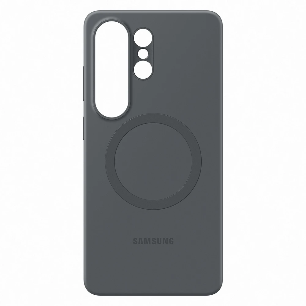 Dėklas Samsung Galaxy S26 Ultra Silicone Magnet Cover Juodas