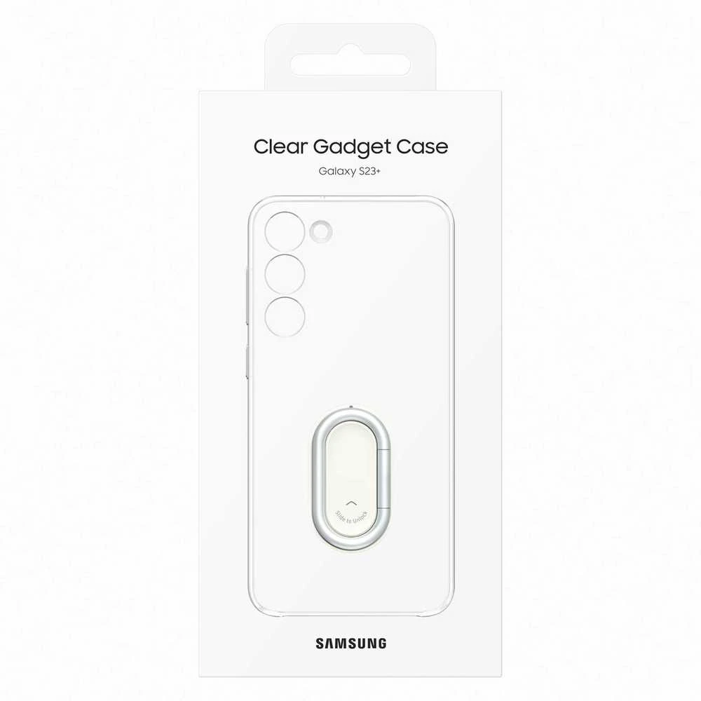 Skaidrus XS916CTE prietaisų dėklas Samsung Galaxy S23 Plus, skaidrus