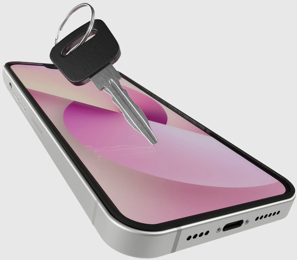 SBS visiškai apsauginis grūdintas stiklas iPhone 13/13 Pro/14/16e/17e