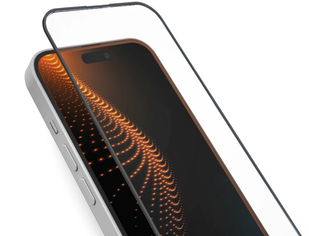 SBS D3O grūdintas stiklas iPhone 13/13 Pro/14/16e/17e su aplikatoriumi