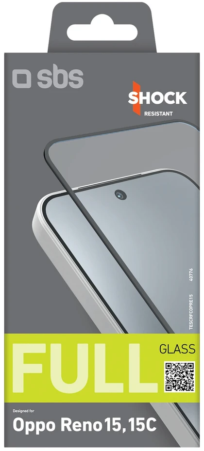 SBS Full Cover Apsauginis stiklas skirtas Oppo Reno 15