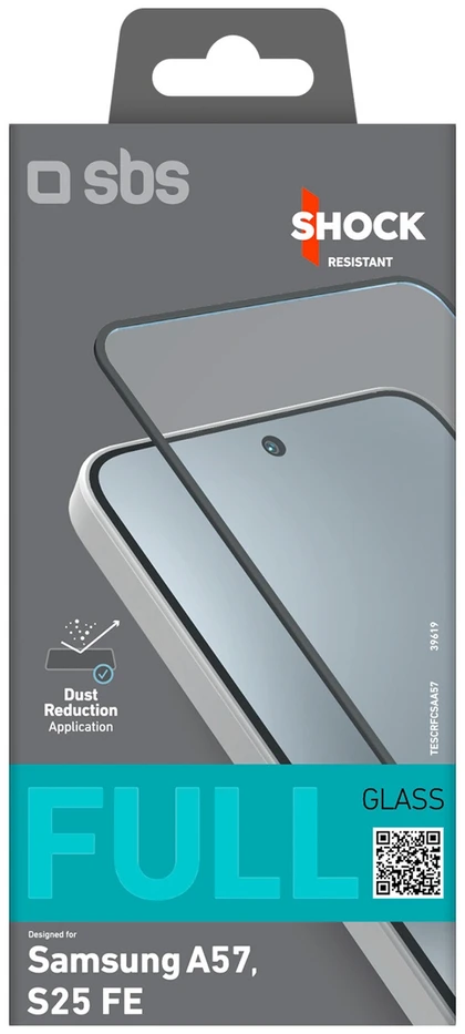 SBS pilnai dengiantis grūdintas stiklas, skirtas „Samsung Galaxy A57“