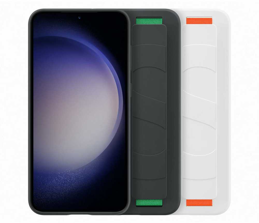 Dėklas GS916TBE Silicone Grip Cover Samsung Galaxy S23 Plus, Juodas