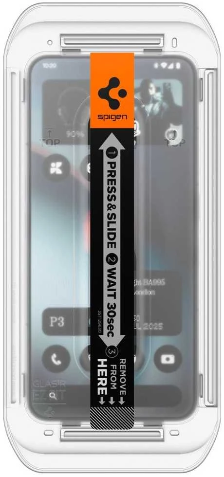Spigen Glas.TR EZ Fit Apsauginis stiklas 2-pack skirtas Nothing Phone 3 – Transparent