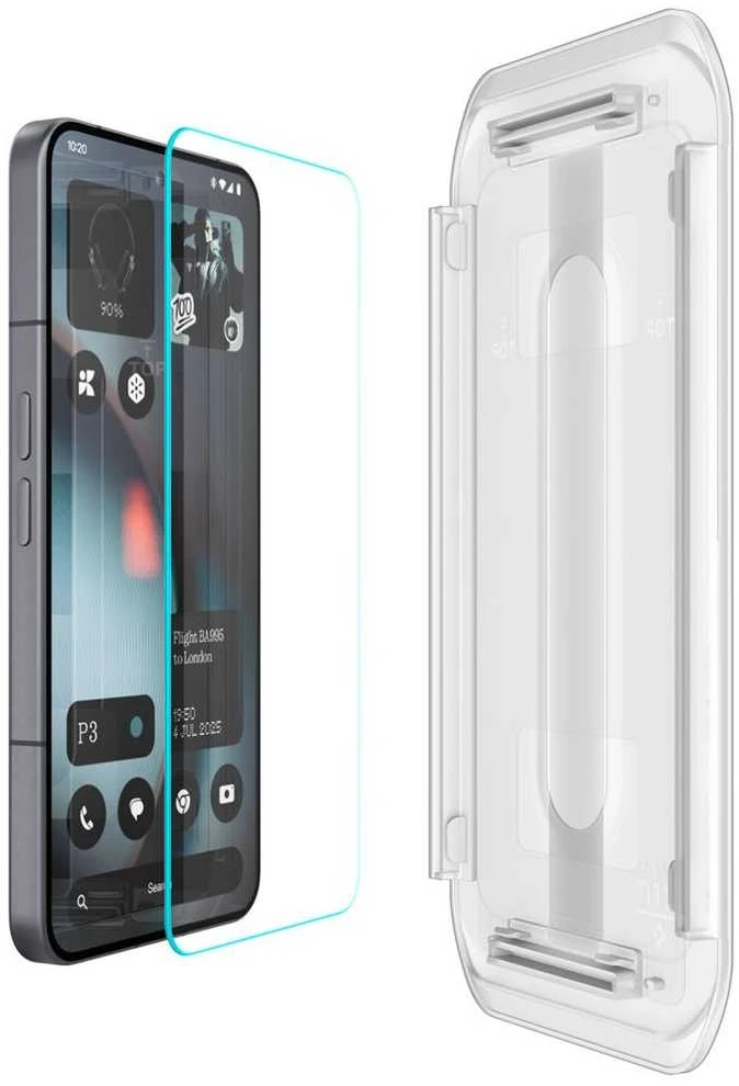 Spigen Glas.TR EZ Fit Apsauginis stiklas 2-pack skirtas Nothing Phone 3 – Transparent