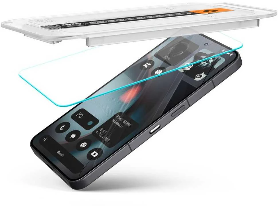 Spigen Glas.TR EZ Fit Apsauginis stiklas 2-pack skirtas Nothing Phone 3 – Transparent