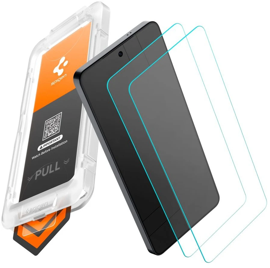 Spigen Glas.Tr Ez Fit Pro HD Apsauginis stiklas 2-pack skirtas Samsung Galaxy S26
