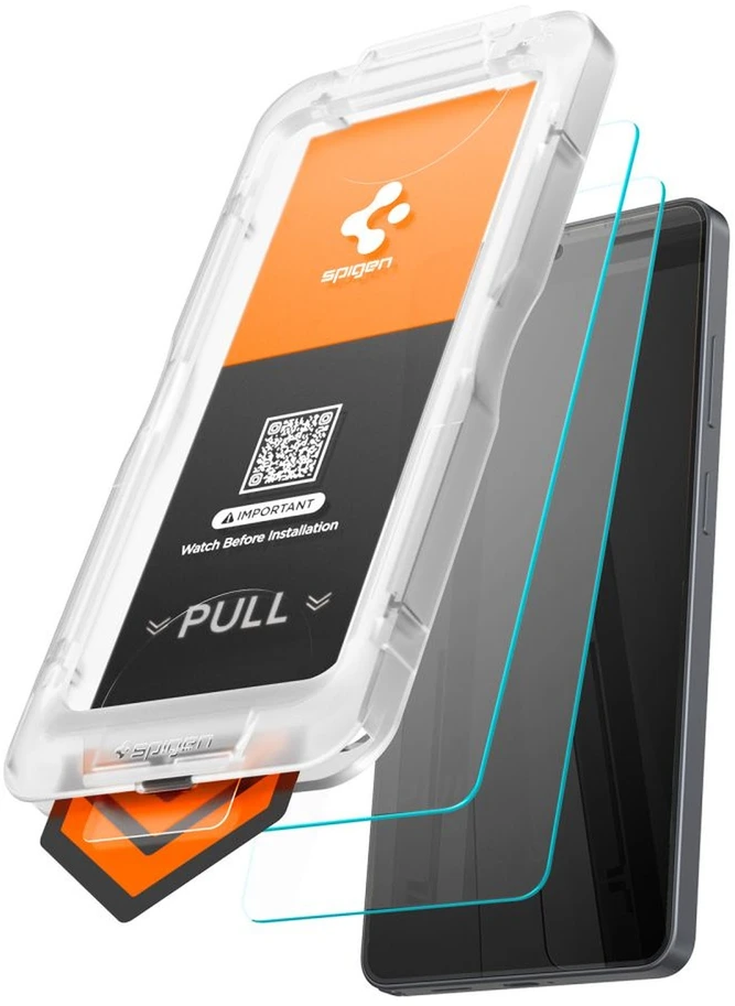 Spigen Glas.Tr Ez Fit Pro HD Apsauginis stiklas 2-pack skirtas Samsung Galaxy S26