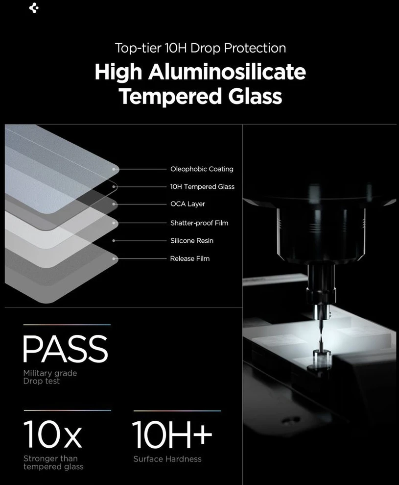 Spigen Glas.Tr Ez Fit Pro HD Apsauginis stiklas 2-pack for Samsung Galaxy S26+