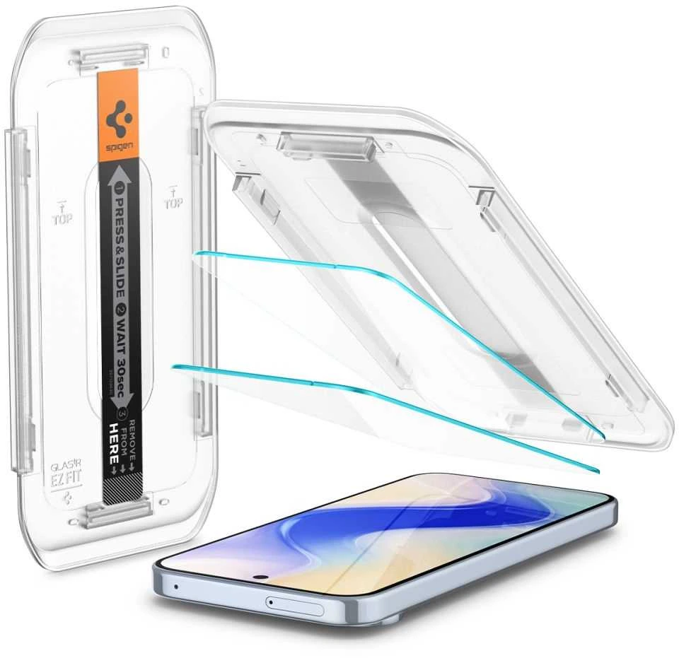 Spigen Glas.tR EZ Fit Apsauginis stiklas su aplikatoriumi Google Pixel 9 Pro XL (2 pcs.)