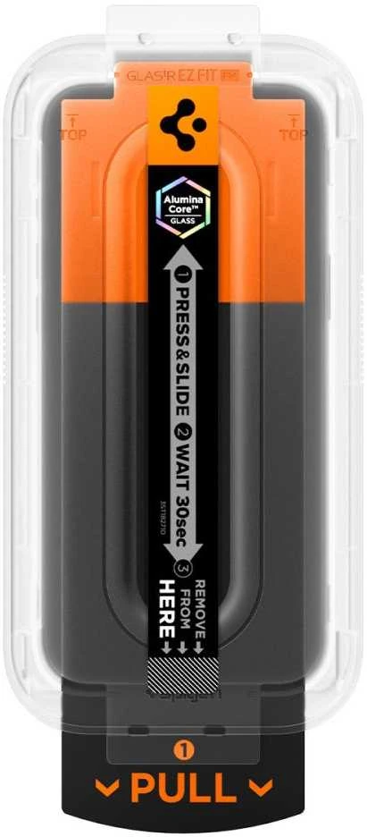 Apsauginis stiklas Spigen Glas.TR EZ Fit Pro skirtas Apple iPhone 17 Air – skaidrus