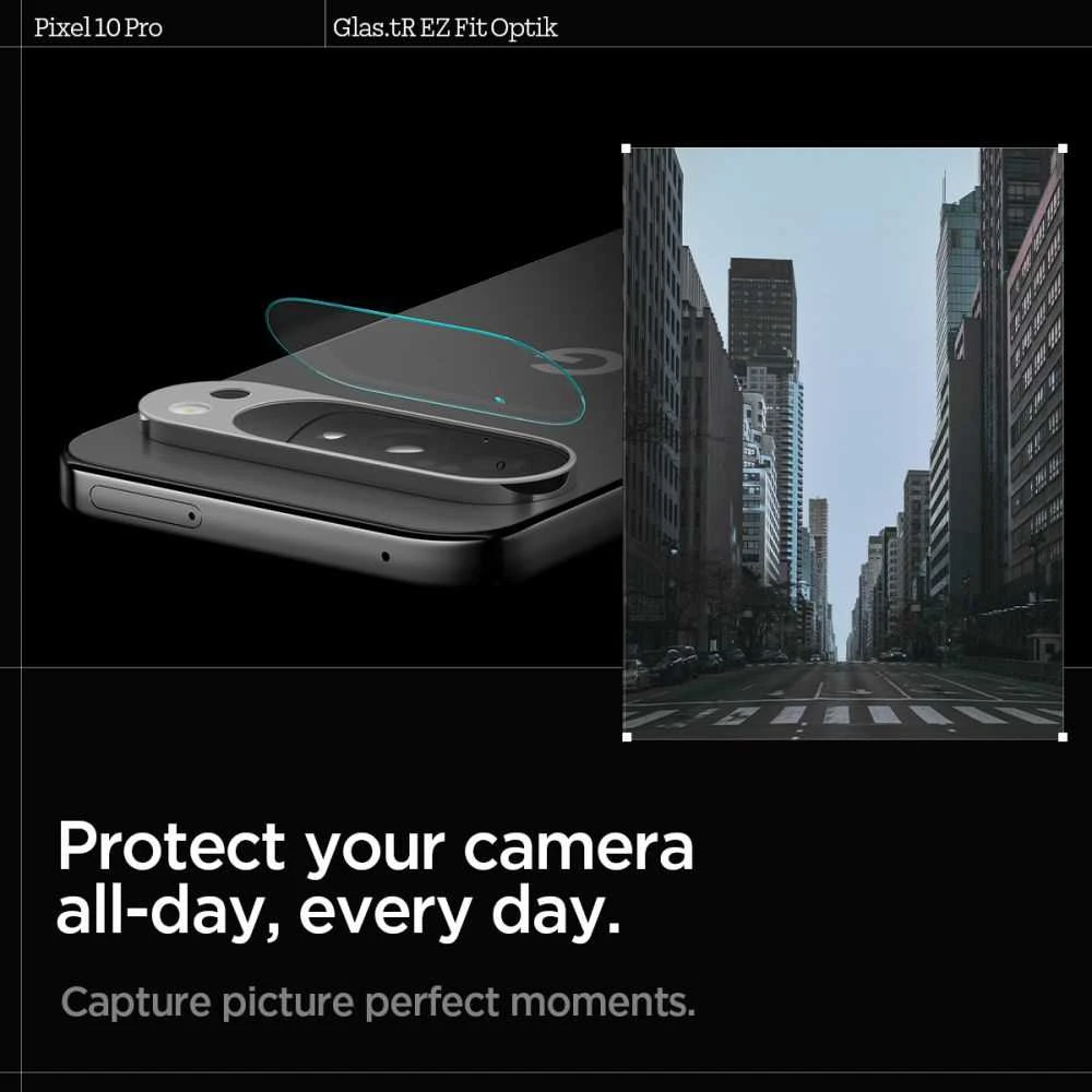 Spigen Optik Glas.tR Camera Cover 2-pack skirtas Google Pixel 10 Pro