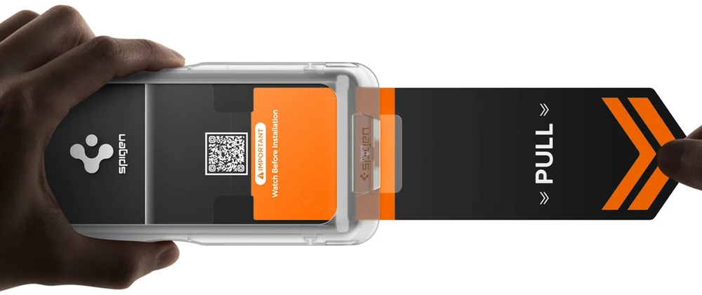 „Spigen Glass tR EZ Fit Pro HD“ (privatumo) 2 vnt., skaidrūs – „Samsung Galaxy S26“