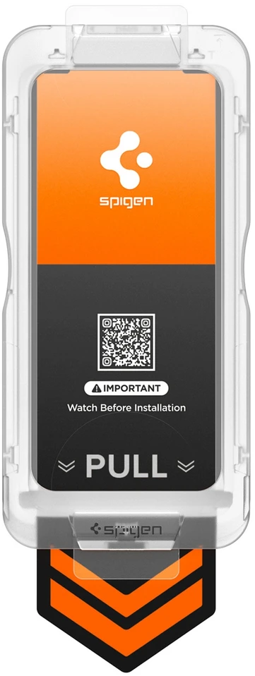 „Spigen Glass tR EZ Fit Pro HD“ (privatumo) 2 vnt., skaidrūs – „Samsung Galaxy S26“