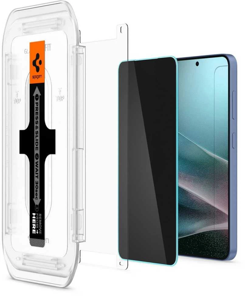 Apsauginis stiklas su privatumo filtru Spigen Glas.TR EZ FIT HD Privacy Samsung Galaxy S24/S25 2vnt