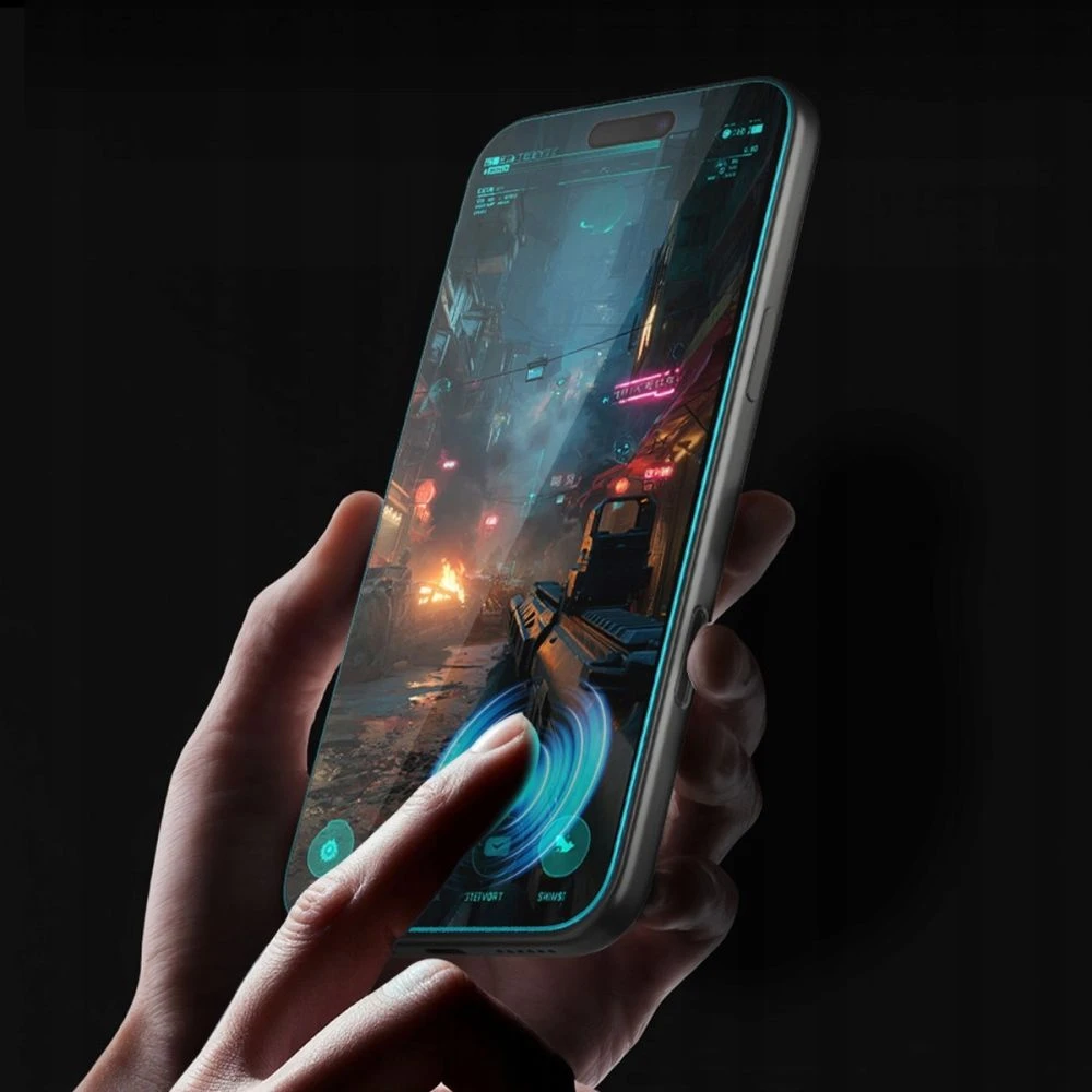 „Spigen Glass tR EZ Fit Pro HD“ (privatumo apsauga) 1 vnt., skaidrus - iPhone 17/16 Pro / 17