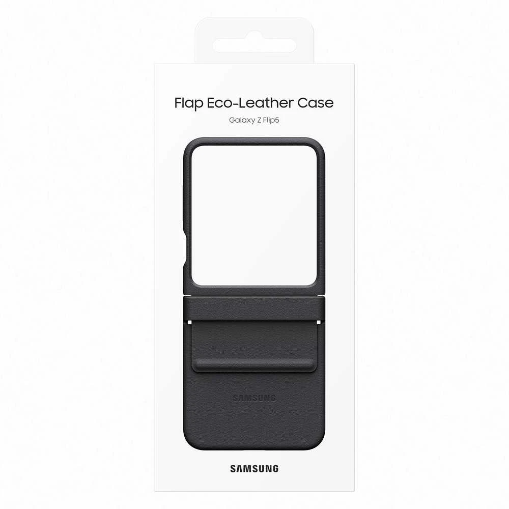 VF731PBE Flap ECO-Odinis dėklas for Samsung Galaxy Flip 5, Juodas (Juodas)