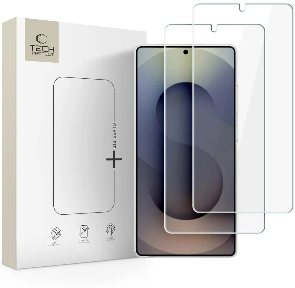 Tech-Protect Apsauginis stiklas Fit+ 2-pack Samsung Galaxy S26 Ultra skaidrus