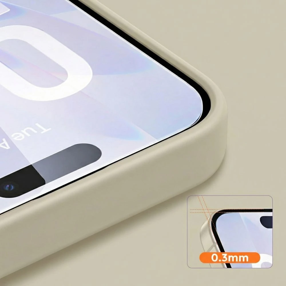 „Tech-Protect Glass Fit+“ 2 grūdinto stiklo pakuotė, skirta „iPhone 16 Pro / 17 / 17 Pro“ – skaidri