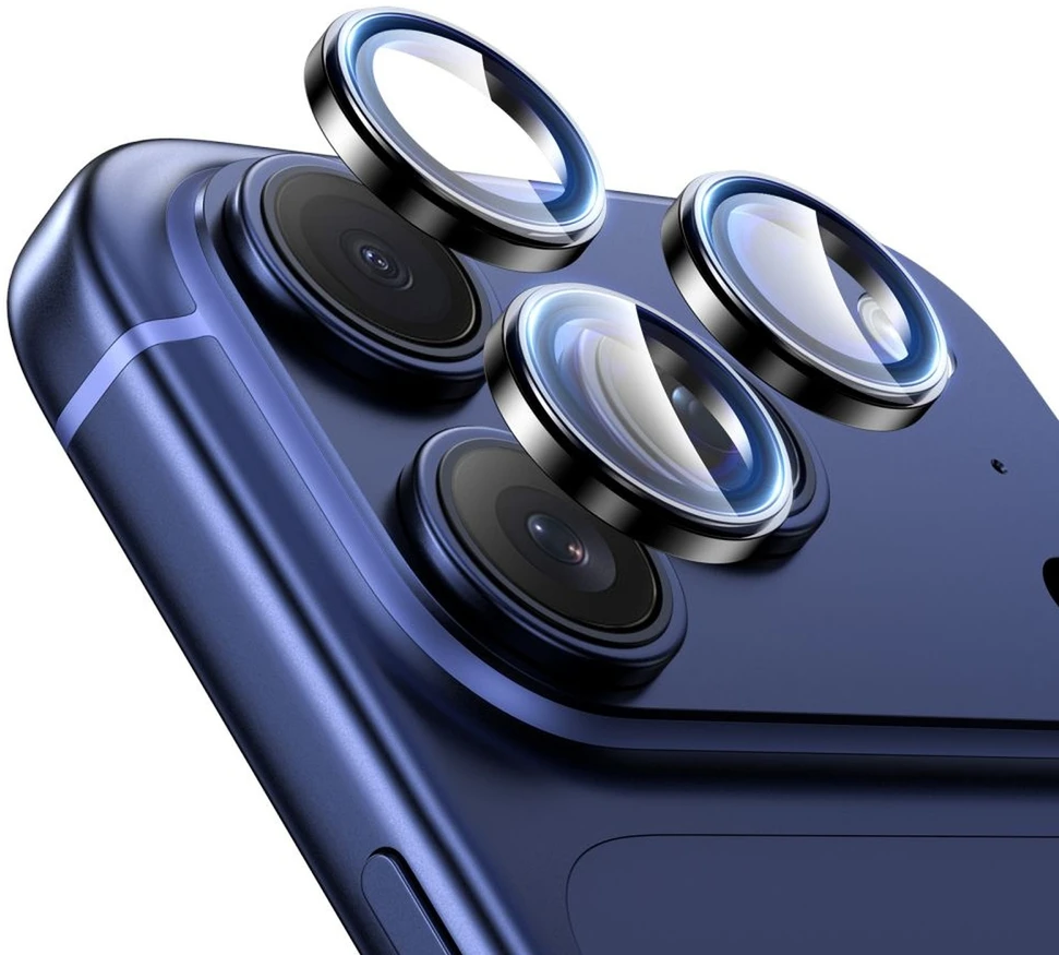 „Tech-Protect Camring Fit+“ kameros dėklas, skirtas „iPhone 14 Pro / Max / 15 Pro / Max / 16 Pro / Max / 17 Pro / Max“ – skaidrus