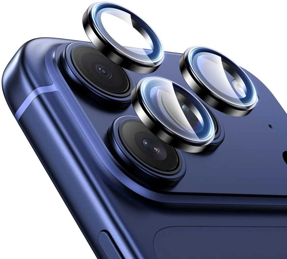 „Tech-Protect Camring Fit+“ kameros dėklas, skirtas „iPhone 14 Pro / Max / 15 Pro / Max / 16 Pro / Max / 17 Pro / Max“ - oranžinis