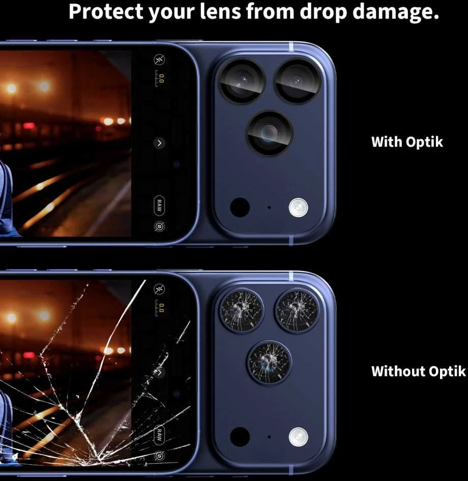 „Tech-Protect Camring Fit+“ kameros dėklas, skirtas „iPhone 14 Pro / Max / 15 Pro / Max / 16 Pro / Max / 17 Pro / Max“ – Sidabrinis
