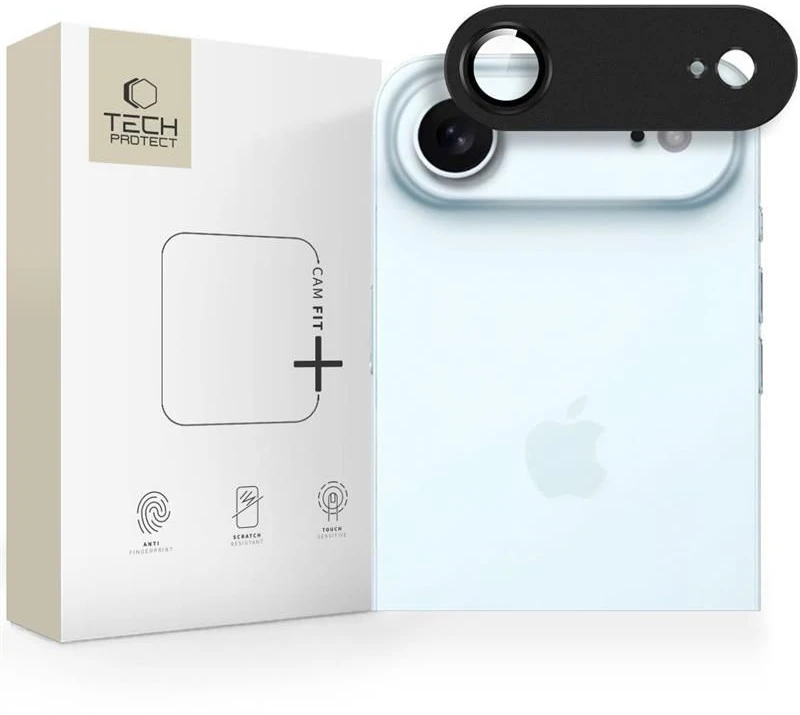 Tech-Protect Camfull Fit+ Camera Cover skirta Apple iPhone 17 Air – Juodas