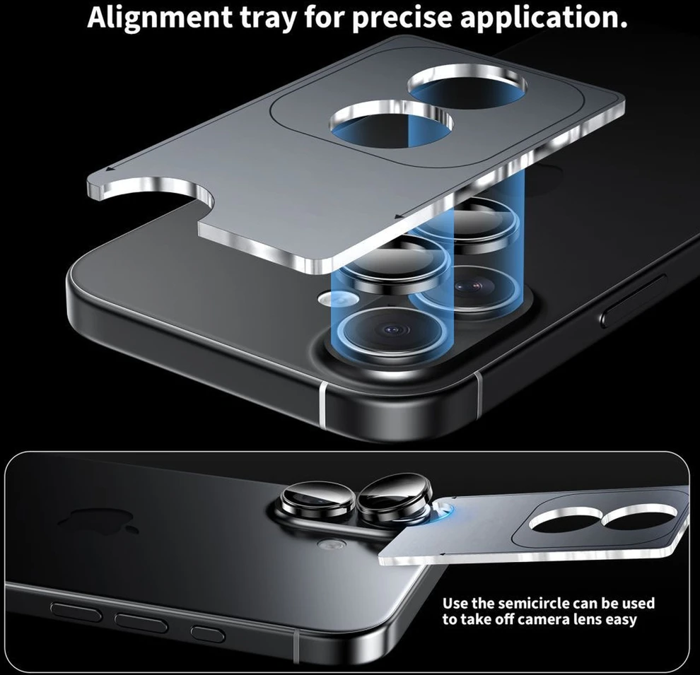 Tech-Protect CamRing FIT+ Xiaomi Redmi Note 15 Pro 5G / 15 Pro+ Plus 5G juodos spalvos