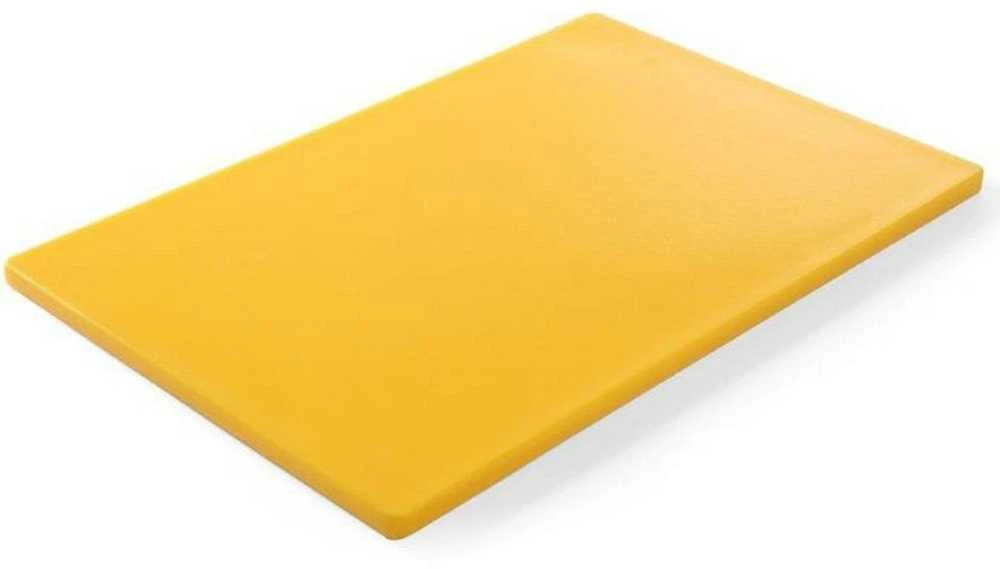 Deska do krojenia HACCP do drobiu 600x400mm geltona - Hendi 825655