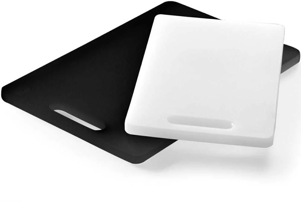 Deska do krojenia uniwersalna su laikikliu 300 x 200 mm juoda - Hendi 826485
