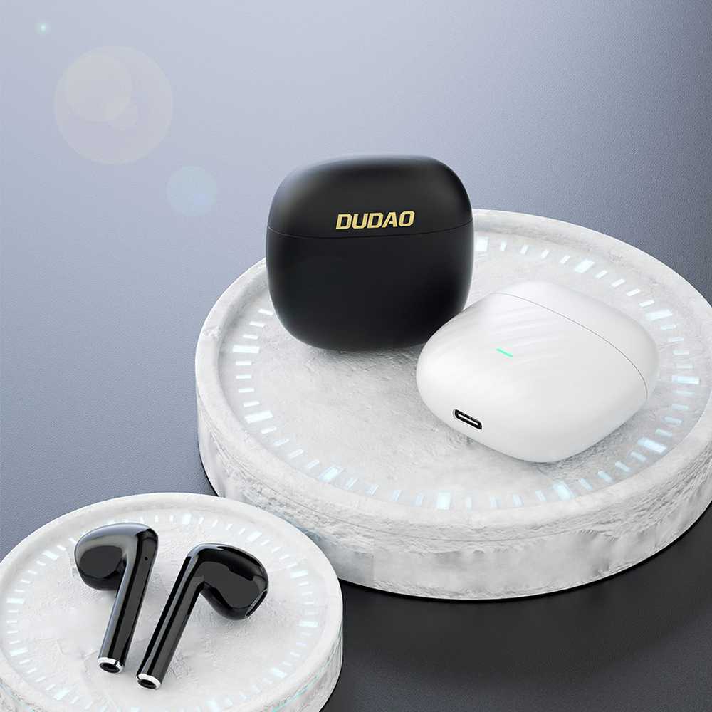 Dudao U14+ belaidės į ausis įkišamos TWS Bluetooth 5.3 ausinės - juodos spalvos