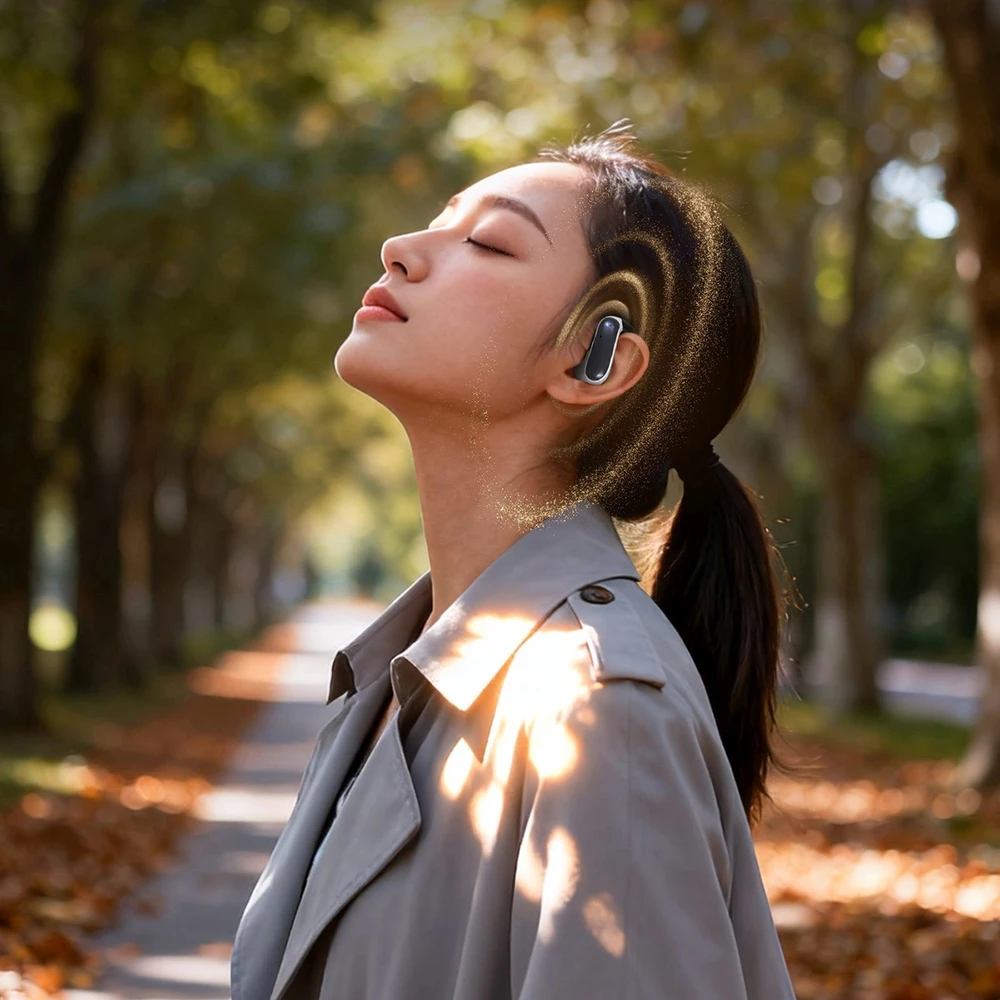 Dudao U17Z Bluetooth 5.3 OWS Ausinės with Ear Hooks - Juodas