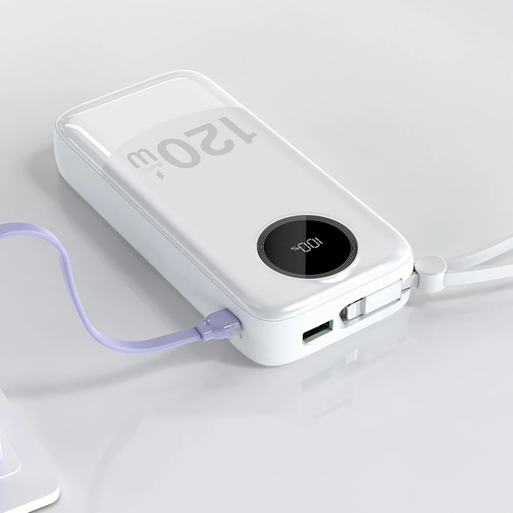 Dudao A27 MaxC 35W laidinis įkroviklis + USB-C kabelis – baltos spalvos