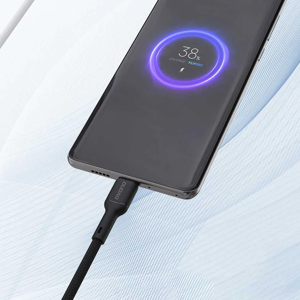 Dudao L9T 5A USB-A – USB-C kabelis 1m – juodos spalvos