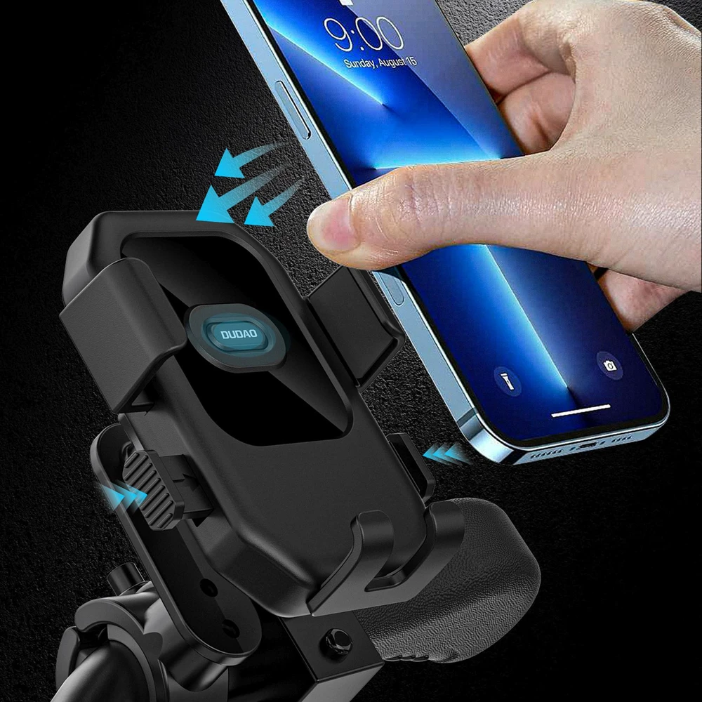 Dudao F7 holder for bike, motorcycle, scooter - juodas