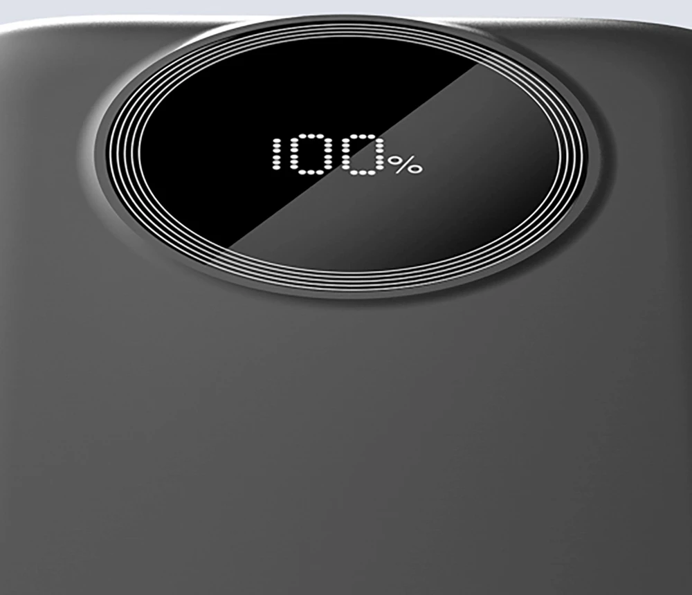 Dudao K13 10000mAh išorinė baterija su integruotu laidu - Juodas