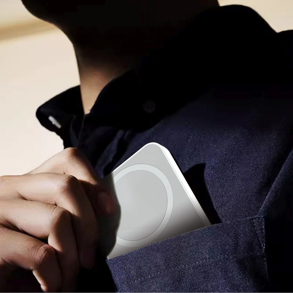 Dudao K26 išorinė baterija 10000mAh 20W USB-A / USB-C / MagSafe - Baltas