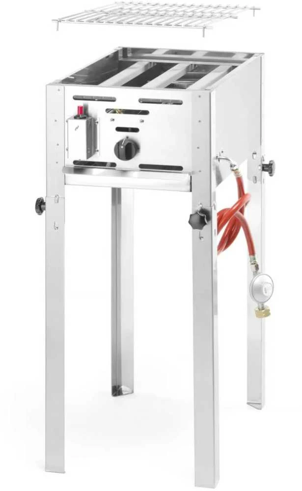 Dujinė kepsninė su keptuve „Grilis Master Mini“ 340x540x(A)840 mm 5,8 kW - Hendi 154700