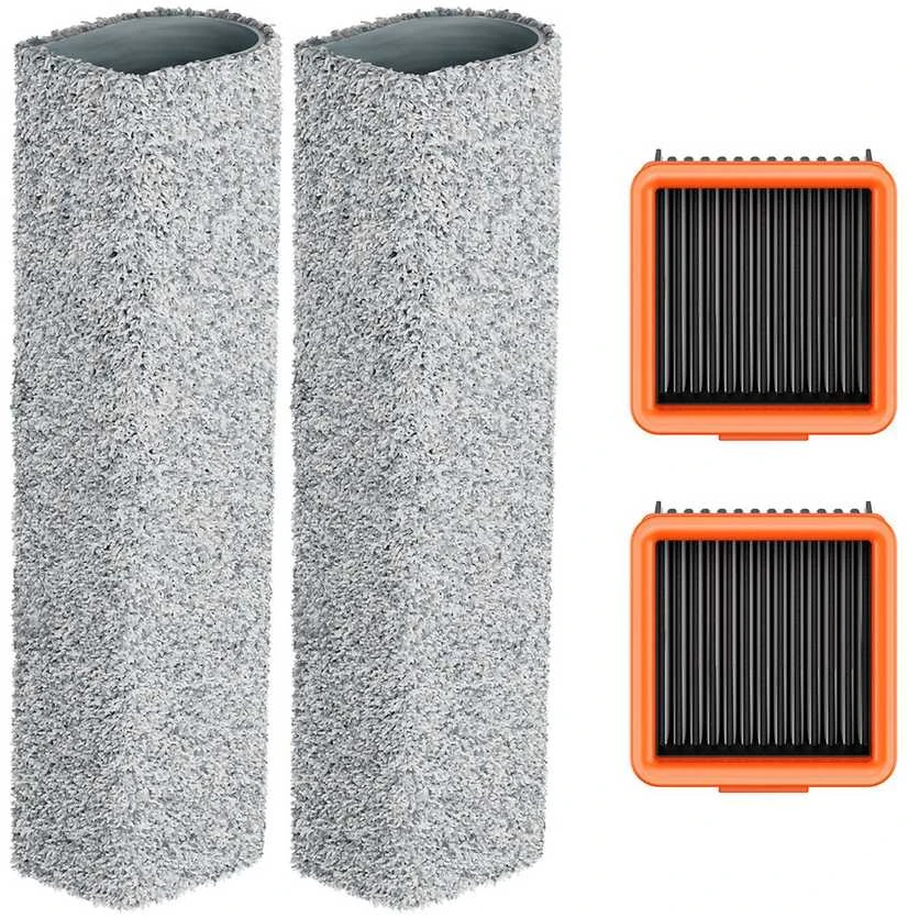 2 x Volelinis šluostymo šepetys UWANT + 2 x filteai HEPA skirti D700 Pro