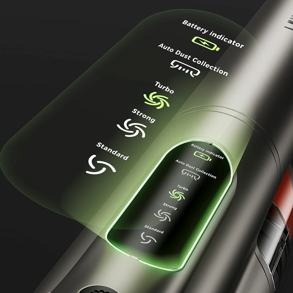 UWANT V500 belaidis vertikalus dulkių siurblys – pilkas