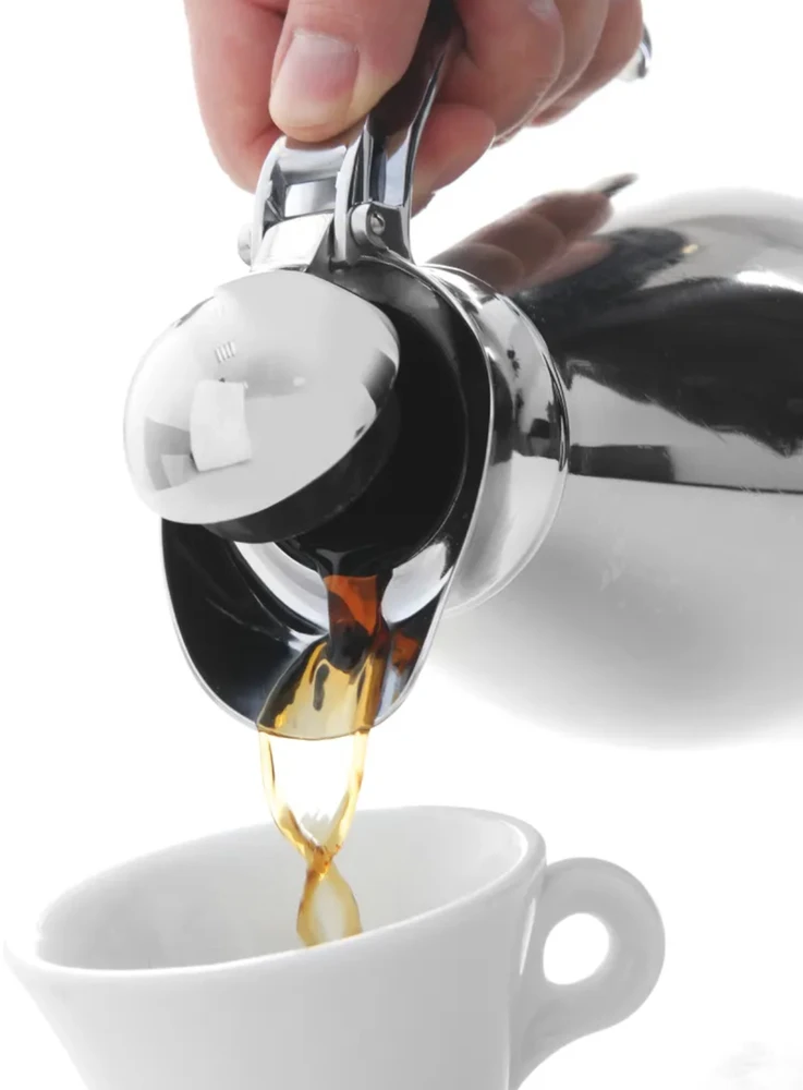 Išskirtinis termosas Plieno termo ąsotis kavai ir arbatai 1L - Hendi 445822