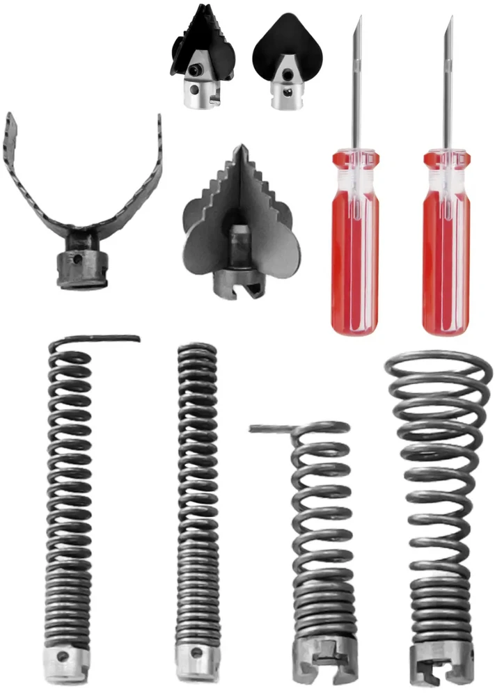 Elektrinio vamzdžių valymo stūmoklio mašinos sk. 20–150 mm MSW POWER DRAIN CLEAN 2.3E + priedai