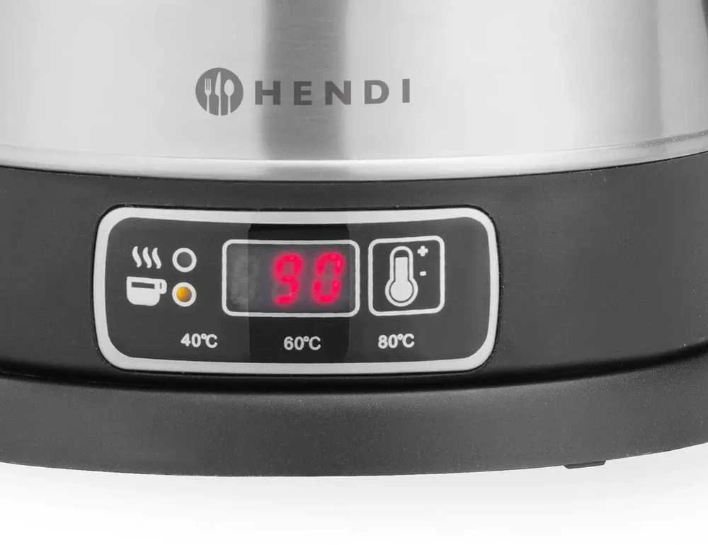 Elektrinis virdulys belaidis su temperatūros reguliavimu 1.8 l - Hendi 209943
