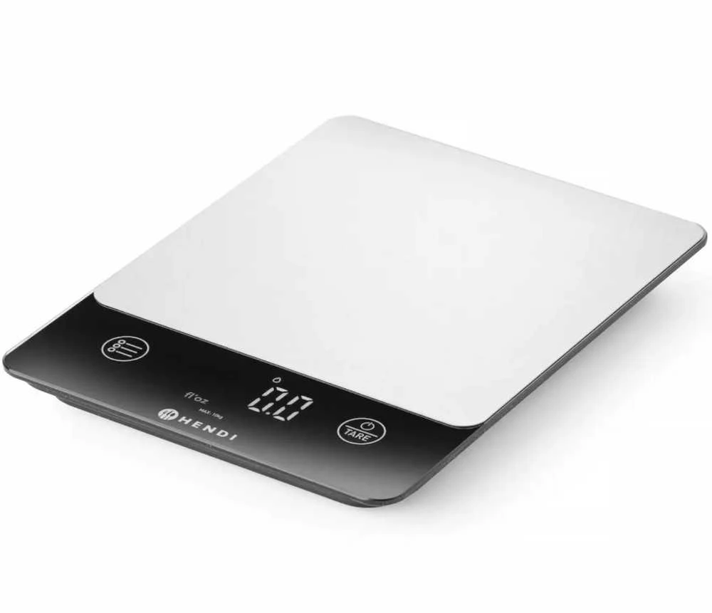 Elektroninės virtuvinės svarstyklės 10 000 g / 1 g - Hendi 580028