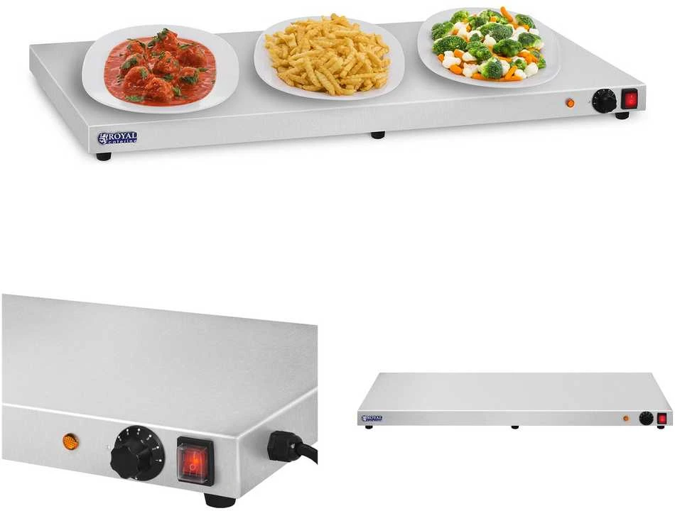 Elektrinis plokštelinis šildymo padėklo stalo šildytuvas 600W Royal Catering