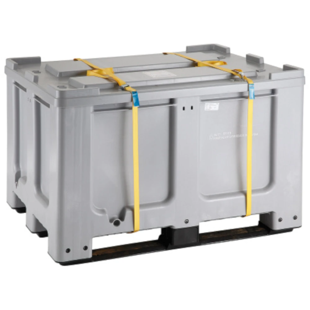 Europlast Austria Dėžės padėklų dėžės konteineris 610L su padėklu ir dangteliu 120x100x76 cm UN ADR